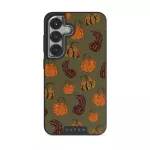 Pumpkin Season - Samsung Galaxy S25 Plus Case, Elite Dark (Magnetic) / Silver