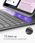 Inateck BK2007 AirTap Keyboard Case iPad 10.9-11", Gray