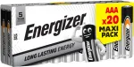 Baterija &ndash; &bdquo;Energizer Everyday&ldquo; AAA/LR03 DP20