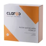 CLAROC HDMI CABLE FIBER OPTIC AOC, 2.1, 8K, 20M
