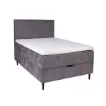 Continental bed LAARA 90x200cm, graphite