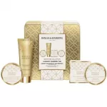 &bdquo;Baylis & Harding Luxury Pamper Tin&ldquo; (mandarinai ir greipfrutai) &ndash; kūno priežiūros dovanų rinkinys metalinėje dėžutėje (4 vnt.)