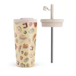 Sunny Side Up - Travel Mug, 500 ml / Flap & Straw Set