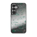 Big Dreams - Samsung Galaxy S25 Plus Case, Elite Mirror Dark (Magnetic) / Silver