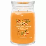 &bdquo;Yankee Candle&ldquo; &bdquo;Farm Fresh Peach Signature&ldquo; žvakė (&scaron;viežias ūkio persikas) &ndash; aromatinė žvakė, 567,0 g