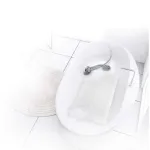 LA032661UFPFS Antibac Rubber Bath Mat, White
