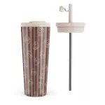 Girl Dinner - Travel Mug, 700 ml / Flap & Straw Set