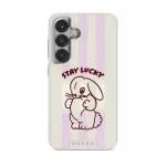 Stay Lucky - Samsung Galaxy S25 Plus Case, Elite Light (Magnetic) / Silver