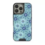Blue Gaze - iPhone 16 Pro Max Case, Elite Dark (MagSafe) / Silver