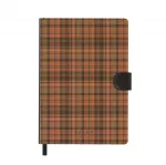 Autumn Plaid - Notebook, A5 (14.8 x 21cm) / Grid