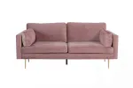 &bdquo;Boom&ldquo; &ndash; 3 vietų sofa &bdquo;Velvet&ldquo; &ndash; dulkės rožinė &ndash; pakeičia 18045-989