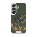 Fire Is Catching - Samsung Galaxy S25 Plus Case, Elite Light (Magnetic) / Silver