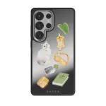 Soft Era - Samsung Galaxy S25 Ultra Case, Elite Mirror Dark (Magnetic) / Silver