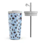Barely Awake - Travel Mug, 500 ml / Flap & Straw Set