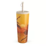 Golden Sky - Travel Mug, 700 ml / Straw