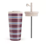 House Party - Travel Mug, 500 ml / Flap & Straw Set