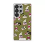 Curious Cat - Samsung Galaxy S25 Ultra Case, Elite Light (Magnetic) / Silver