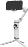 Mobiliojo telefono stabilizatorius - Zhiyun Smooth Q5 Ultra 215 mm Ilginamasis strypas, Nuimama Nuotolinė Papildoma Lemputė, 13,5 Val. Baterija