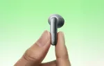 Belaidės ausinės - UGREEN LightBuds Magic WS216 65386 Bluetooth 6.0 LDAC ANC pusiau įki&scaron;amos į ausis, USB-C
