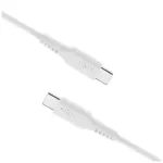 FIXED Liquid Silicone Cable USB-C/USB-C, 1,2m, 60W, White