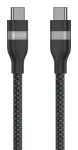 Laidas Anker USB-C to USB-C Cable (3ft, 240W, Upcycled-Braided) Black