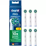 Oral-B Sonic toothbrush head 860373 / 6x Cross White