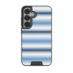 White Noise - Samsung Galaxy S25 Plus Case, Elite Dark (Magnetic) / Silver