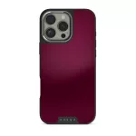 Dark Cherry - iPhone 16 Pro Case, Elite Dark (MagSafe) / Silver