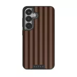 Dark Roast - Samsung Galaxy S25 Plus Case, Elite Dark (Magnetic) / Silver