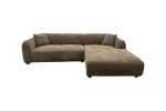 &bdquo;Leia Divansofa Right&ldquo; fotelis &ndash; rudos spalvos &bdquo;Boucle&ldquo;