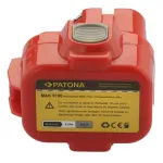 PATONA Pakaitinis akumuliatorius Makita 9001, 9100A 9,6 V 2500 mAh Ni-MH juodas