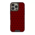 Red Velvet - iPhone 16 Pro Max Case, Elite Dark (MagSafe) / Gold