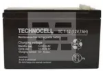 &bdquo;Technocell&ldquo; priežiūros nereikalaujantis AGM akumuliatorius, 7 Ah, 12 V (7TC)