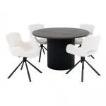 Valgomojo baldų komplektas Boavista ir Amorim, 58/120 x 59/120 x 75/82,5 cm