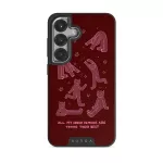 Inner Demons - Samsung Galaxy S25 Plus Case, Elite Dark (Magnetic) / Silver