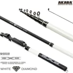 Spiningas teleskopinis AKARA White Diamond MF TX-30 300 cm
