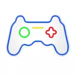 Forever Light Gamepad dekoratyvinis LED neoninis &scaron;viestuvas