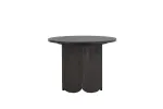 Tekla Sofa Table &oslash;60x45 cm - MDF with Black 3D Paper