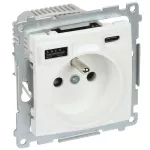 Vieno lizdo lizdas su USB DGZ1ZUSB2CA.01/11-SIMON54