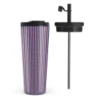 Bubblegum - Travel Mug, 700 ml / Flap & Straw Set