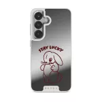 Stay Lucky - Samsung Galaxy S25 Plus Case, Elite Mirror Light (Magnetic) / Silver