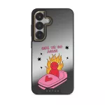 Buckle Up - Samsung Galaxy S25 Case, Elite Mirror Dark (Magnetic) / Gold