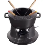 Fondue rinkinys &bdquo;Staub&ldquo;, 16 cm, juodas