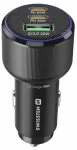 Swissten PD 2x USB-C / USB Car Charger 95W with USB-C - USB-C Cable 1m