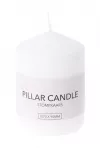 Candle pillar white 9x7cm