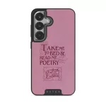 Read Me - Samsung Galaxy S25 Case, Elite Dark (Magnetic) / Silver