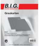 Pilkas Kortelės Pavyzdys - B.I.G. 10 &times; 12,5 cm, 2 vnt., Pilka