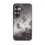 Howdy - Samsung Galaxy S25 Case, Elite Mirror Dark (Magnetic) / Silver