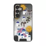 Kalimera - Samsung Galaxy S25 Plus Case, Elite Mirror Dark (Magnetic) / Gold