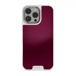 Dark Cherry - iPhone 16 Pro Case, Elite Light (MagSafe) / Silver